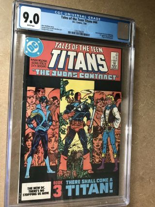 Tales Of The Teen Titans 44 Cgc 9.  0