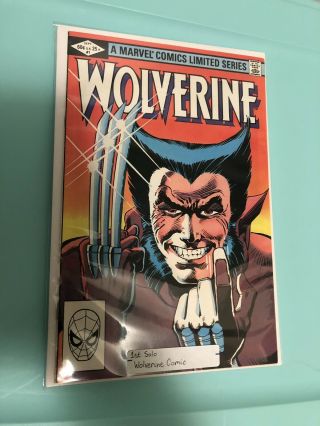 Wolverine 1 Limited Series 1st Solo Wolverine Comic