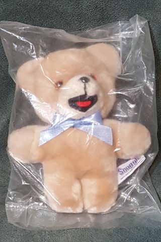 Snuggle Stuffed Plush Teddy Bear Vintage Doll Lever 1980 