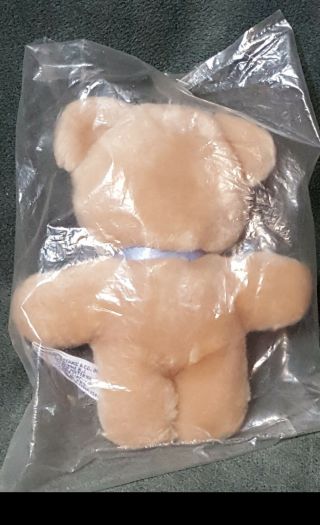 SNUGGLE STUFFED PLUSH TEDDY BEAR Vintage Doll Lever 1980 ' s 6.  5 