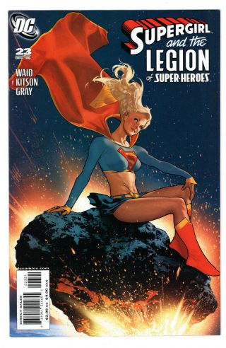 Supergirl And The Legion Of - Heroes 23 Adam Hughes Variant Vg/fn 5.  0 2006