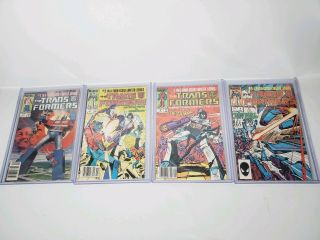 Marvel Comic Book 1984 The Transformers 1st Printing 1 - 4 Vf Very Fine Rare