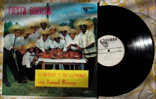 Cortijo Y Su Combo - Ismael Rivera Fiesta Boricua Rumba Lp Guaracha Mambo