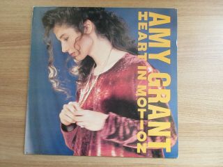 AMY GRANT - Heart I Motion 1991 Korea Vinyl LP INSERT No barcode Rare Sleeve 2