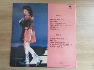 AMY GRANT - Heart I Motion 1991 Korea Vinyl LP INSERT No barcode Rare Sleeve 3