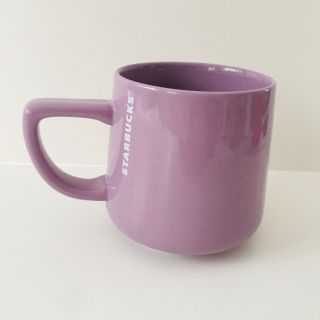 Starbucks 2019 Purple W.  Red Hearts 12oz Ceramic Mug