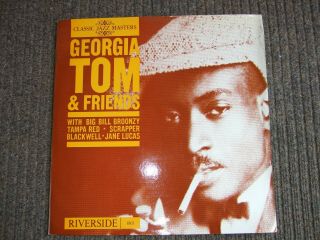 Blues Lp Georgia Tom And Friends Very Rare 1963 Uk Riverside Recorded 1928 - 31