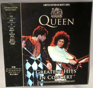 Lp Queen Greatest Hits In Concert (ltd White Vinyl,  Coda,  2018)