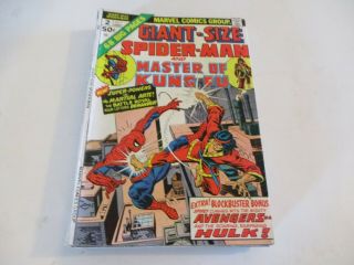 Giant Size Spider Man 2 - - Master Of Kung Fu - - Avengers Back Up - - 1974 - - Fine