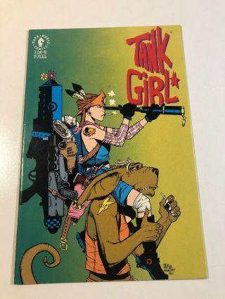 Tank Girl 3 Of 4 1st Series (1991) Dark Horse Jamie Hewitt 1st