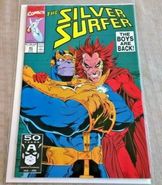 Silver Surfer 45 Nm - Thanos & Mephisto Marvel Comics 1991