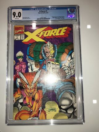 X - Force 1 (aug 1991) Marvel Cgc 9.  0