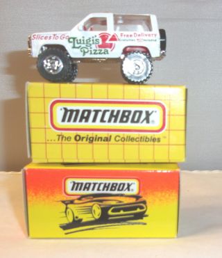 Mj7 Matchbox - Yellow Box - Mb39 Ford Bronco Ii - White - Luigi 