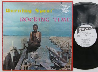 Burning Spear Rocking Time Lp 1976 Studio One,  Near - Vinyl Roots Reggae