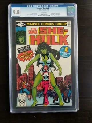 The Savage She - Hulk Cgc 9.  8 - Marvel 1980