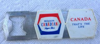 Molson Canadian Larger Beer,  Beer Bottle Opener From Canada