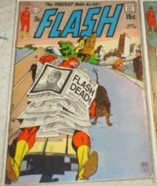 The Flash 199 Dc 1970 Bronze Age Comic Book Fine,  /very Fine -