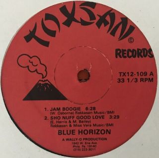 Blue Horizon - Jam Boogie - 12” Rare Funk/boogie/sweet Soul Toxsan 80’s