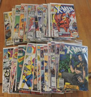 Uncanny X - Men 267 - 300,  Annuals 15 - 18 2nd Gambit 1st Bishop Mostly