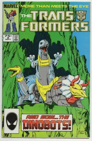 Transformers 8 1st Full Appearance Of The Dinobots 1985 Classic Key Lava Hot