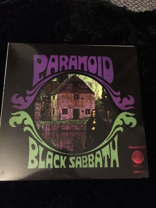 Black Sabbath Paranoid Vinyl Lp Special Edition Rare German Issue