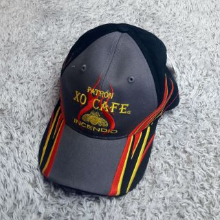 Patron Xo Cafe Incendio Bee Logo Black Cap Hat Strapback Nwt Promo Alcohol