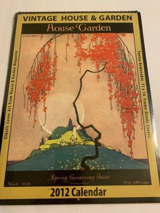 Vintage House & Garden Calendar Classic Frameable Covers Spring 2012