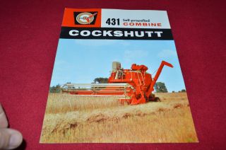 Cockshutt Oliver Tractor 431 Combine Dealers Brochure Yabe14
