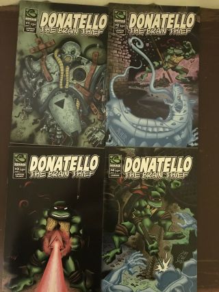 Donatello The Brain Thief 1 - 4 Comic,  Teenage Mutant Ninja Turtles,  Mirage