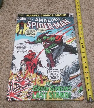 Spider - Man 122 Wall Art Print Canvas Poster 18x12 Marvel Comics Goblin