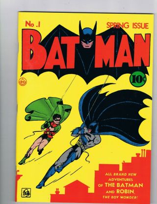 Batman 1 Masterpiece Edition Reprint (2000 Dc) Rare Chronicle Book