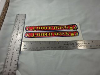 Lincoln Toy Canada Ladder Truck Replacement Decals