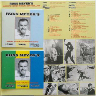 Russ Meyer ' s FASTER,  PUSSYCAT KILL KILL / LORNA / VIXEN (German) (booklet) LP 3