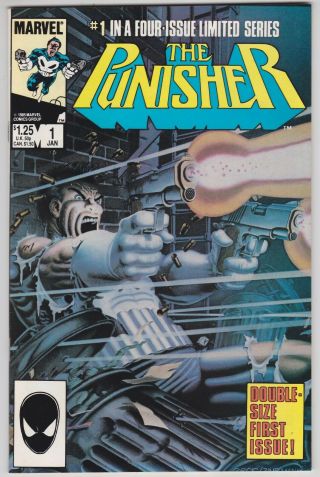 Punisher 1 Nm - 9.  2 First Issue Mini Series Mike Zeck Art
