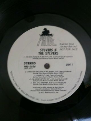 THE SYLVERS II PRIDE RECORDS RARE FUNK SOUL BREAKS VINYL LP 3