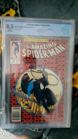 The Spider - Man 300 - Cbcs 8.  5 1st Appearance Of Venom