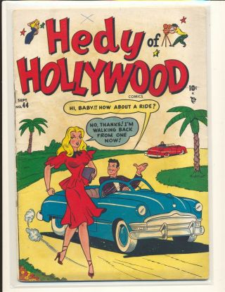 Hedy Of Hollywood 44 Vg Cond.