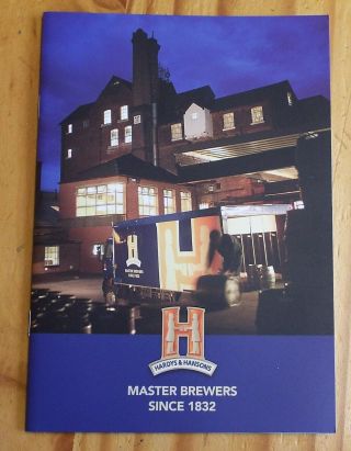 Hardys & Hansons 12 Page Booklet.  History Of The Brewery.  Drink Alcohol Beer Ale