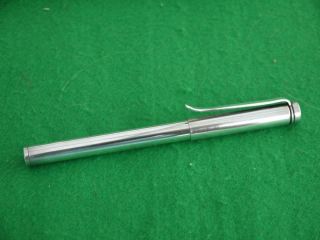 Stylish Vintage Boxed Hallmarked 925 Sterling Silver Fountain Pen