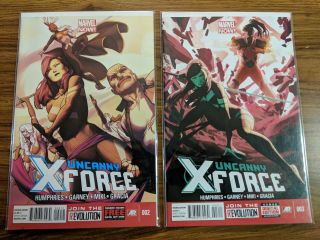 Uncanny X - Force Vol 2 1 - 17 Complete Set 2013 Marvel Comics 3