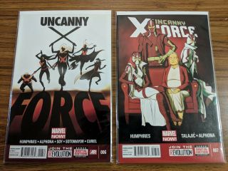 Uncanny X - Force Vol 2 1 - 17 Complete Set 2013 Marvel Comics 5
