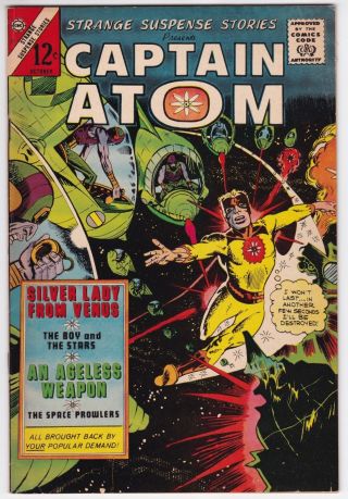 Strange Suspense Stories 77 F 6.  0 Charlton Captain Atom Steve Ditko Art