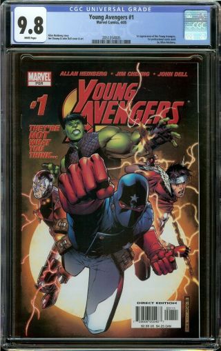 Young Avengers 1 (2005) Cgc 9.  8 1st Appearance Of Kate Bishop Nm/mt