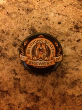 Beer Bottle Cap Belching Beaver Brewery Vista,  California Established 2012