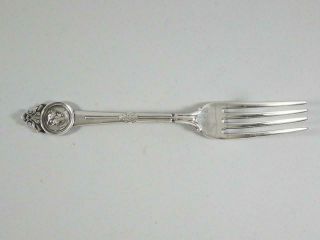 Gorham 1864 Medallion Sterling Silver 7 1/2 " Dinner Fork