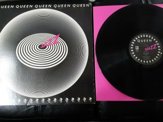 Queen: Jazz Lp Vinyl Elektra 6e - 166 W/ Poster Freddie Mercury 1978