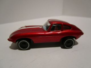 1/64 (?) Marx - Jaguar Xke (e - Type) - Red With Seated Driver - Made In Hong Kong