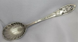Early 1954 Disneyland Sugar Shell Sterling Silver Souvenir Spoon