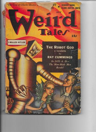 Weird Tales July 1941 Hp Lovecraft