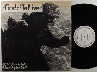 Blue Oyster Cult Godzilla Live Columbia 12 " Vg,  /vg,  Wlp